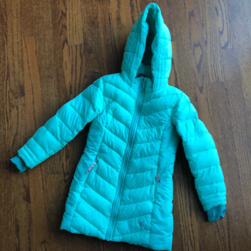 Spyder long puffer style coat